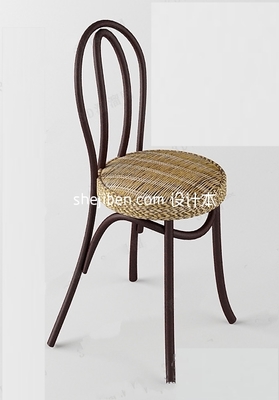 歐式藤椅3d模型下載